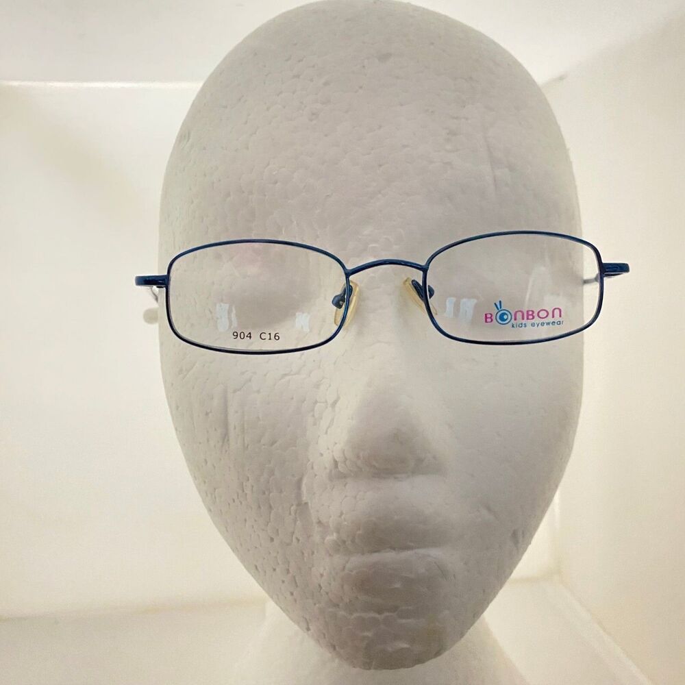 #5824 Bon Bon Boys Royal Blue Eyeglass Metal Frames 43-18-130